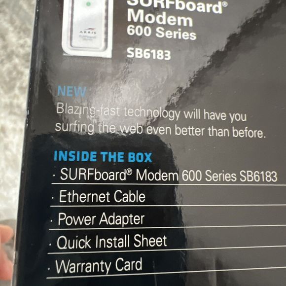 Arris SURFboard 592432-003 RB DOCSIS Modem & Cable 600 Series - Picture 6 of 6